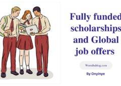 Fully funded scholarships and Global job offers 